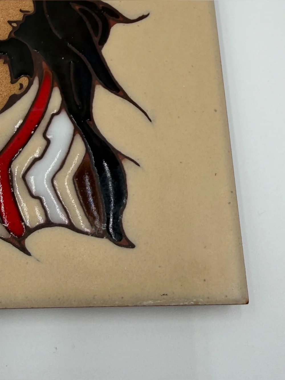 Earthtones Ceramic Tile Trivet Southwest Tucson Arizona Mother Child